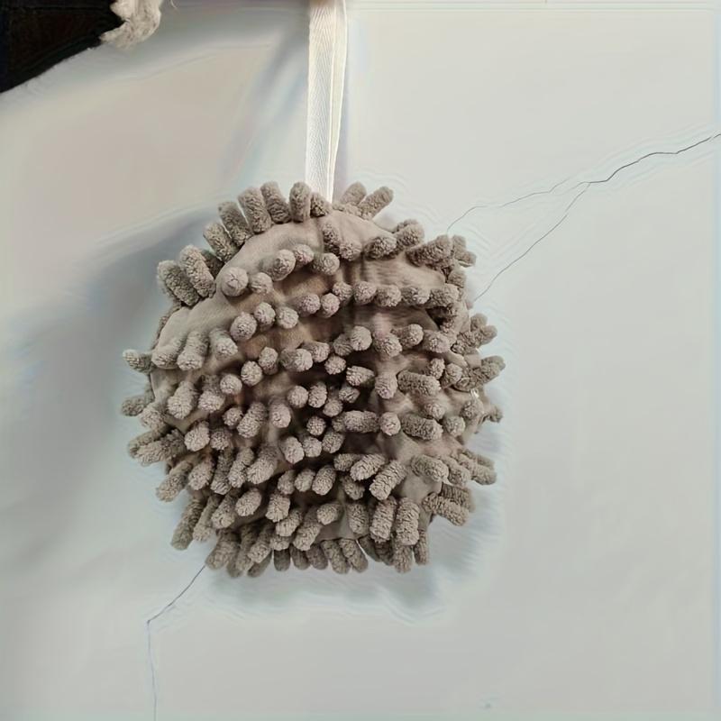 Household Chenille Handball Hanging Hand Towel Kitchen Thickened Absorbent Quick-drying Bathroom Cute Rag