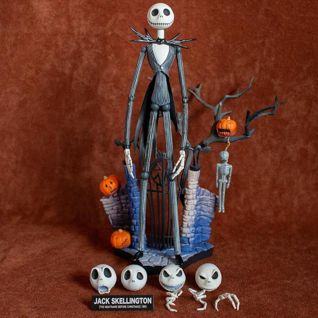 [USED] Legacy of Revoltech Jack Skellington Glow In the Dark Ver.