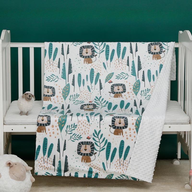 Soft Doudou Soothing Blanket for Newborn Baby Swaddle Blanket Cartoon Stroller Blanket Flannel Thermal Bedding Swaddle Wrap