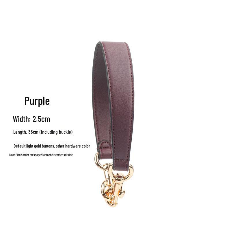 Black PU Handbag Replacement Strap: Women's Underarm Bag, Short Single Shoulder Handle, Trendy Plain Design