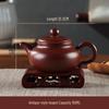 Chaozhou Red Clay Handcrafted Zisha Tea Pot - Small Capacity Brewing Ware