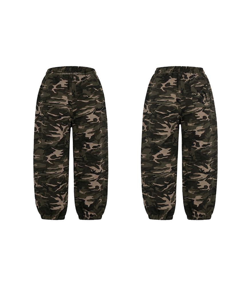 ODOR Molly Wide Jogger In Camo