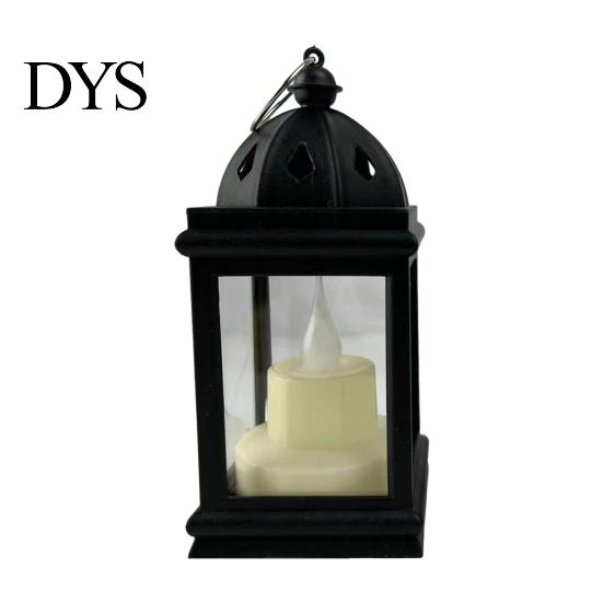 Christmas Tree Decorative Wind Lamp with Handle Watertight Illumination Santa Garden House Print Xmas Style Candelabra Light Home Decor Party