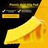 Gelber Autoreifenkeil Anti-Rutsch-Reifenstopper Block Schwerlast-Parkkeil LKW-Anhänger Wohnmobil Sicherheit Tragbar Fahrzeugzugang