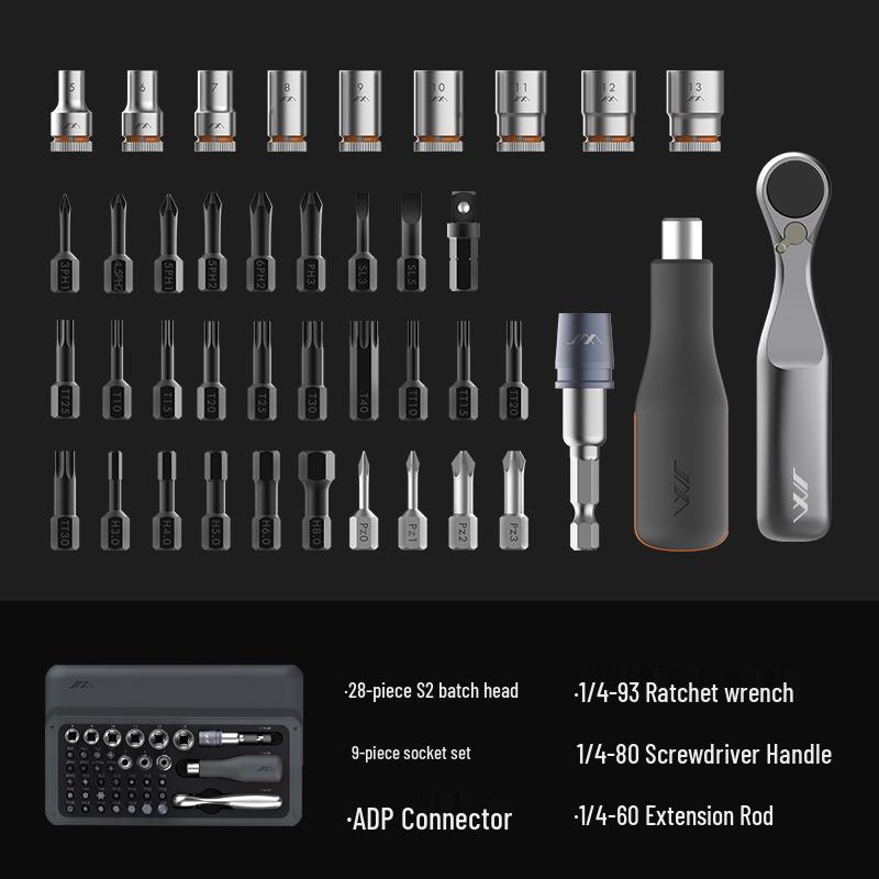 Jimmy Home Multifunctional Ratchet Wrench and Screwdriver Set for Motorcycle Repair
