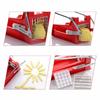French Fry Cutter Fruit Vegetable Potato Slicer Chips Strip Cutting Machine Maker With Stainless Steel Blades Kitchen Gadgets