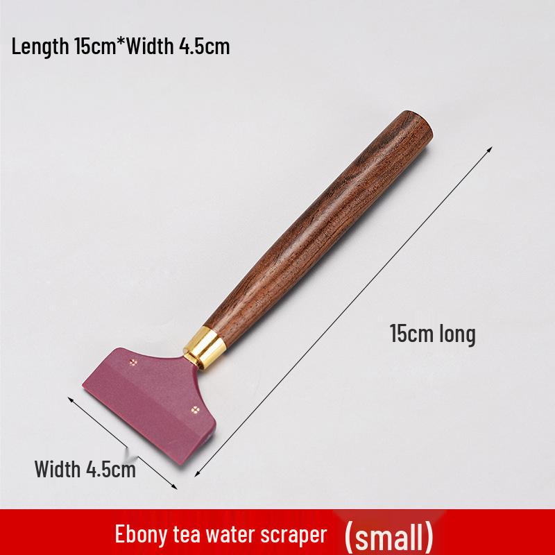 Ebony Tea Tray Scraper & Brush Set – Gongfu Tea Ceremony Accessories