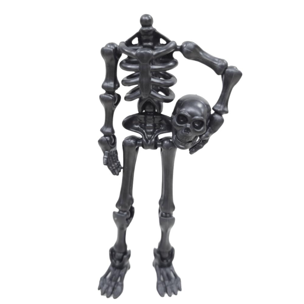 Air Pump Driven Dancing Skeleton Aquarium Bubbler Water Wiggling Skeleton Decor Halloween Party