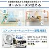 Iris Ohyama Circulator Fan, Compatible with 50 Tatami Mats, DC Motor, 3D Air Blower, Remote Control Included, Large, Commercial Use, PCF-DC23-W, White