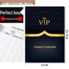 Beauty Salon Customer Record Book A4: Membership, Health, and Attendance Log