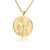 Aphrodite Necklace for Women Gold Color Greek Mythology Goddess Pendant Choker Necklace Goth Jewelry Mothers Day Gift 2024