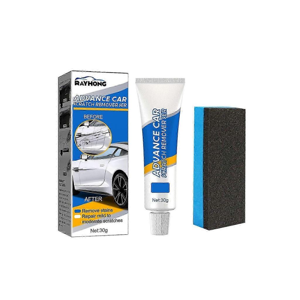Advanced Car Scratch Remover - Quick & Easy Repair Cream for Light to Moderate Scratches, Polishing, and Protective Coating | Removes Bird Droppings,