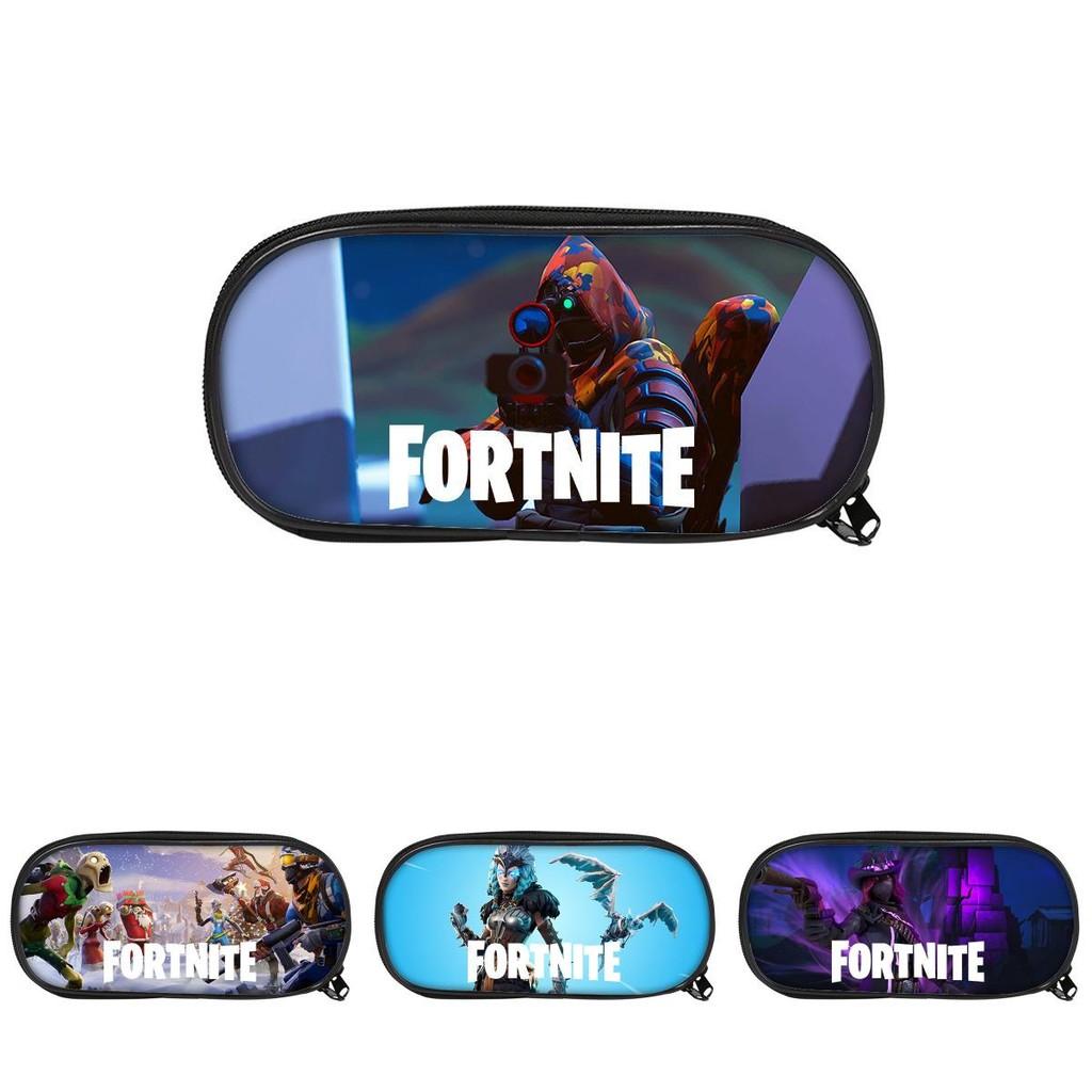 Fortnite Pattern Student Single Layer Stationery Pencil Bag Stationery Storage For School And Travel Use