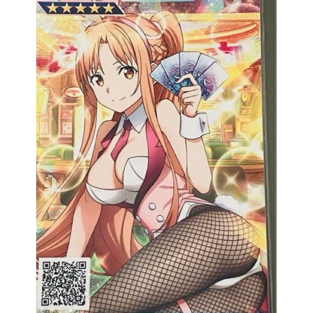 Used SAOAC Bunny Asuna Awakening Holo Casino Yume no Iraku Event