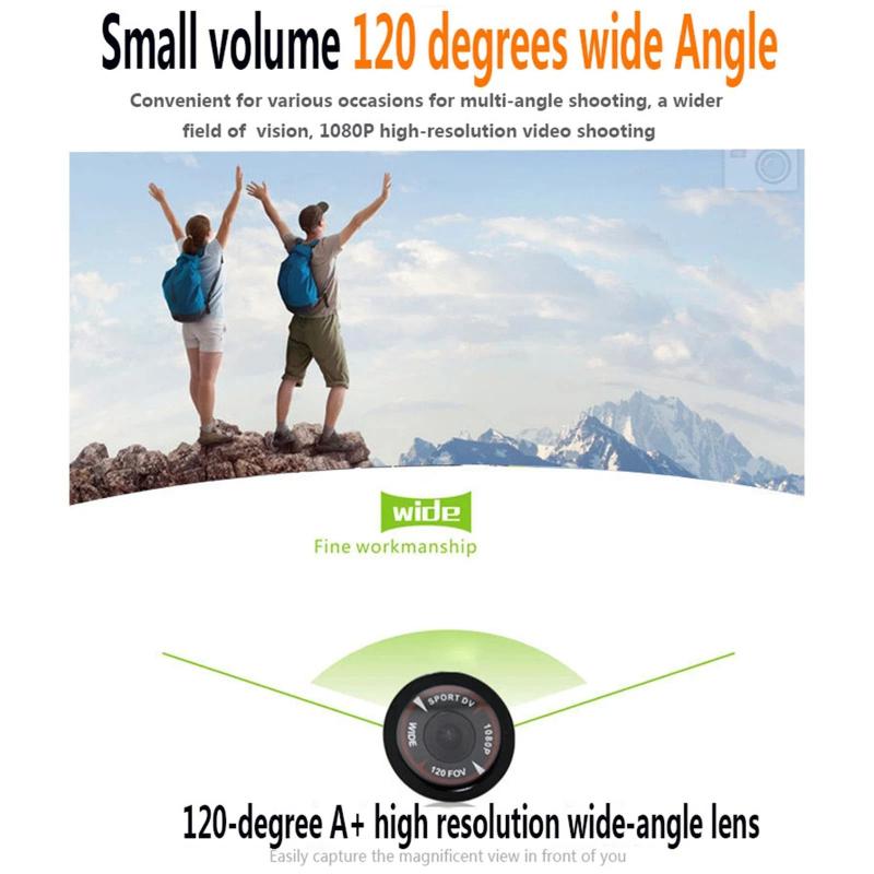 Motorcycle Dashcam, HD 120° Wide-angle Sports Camera, Video Recorder for Bicycles, Motorcycles, and Cars