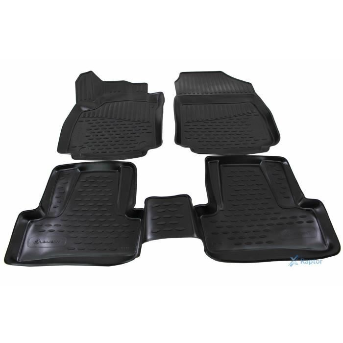 J&;J AUTOMOTIVE | Exkluzivní 3D gumové koberce pro Renault Clio 4 2012-2019