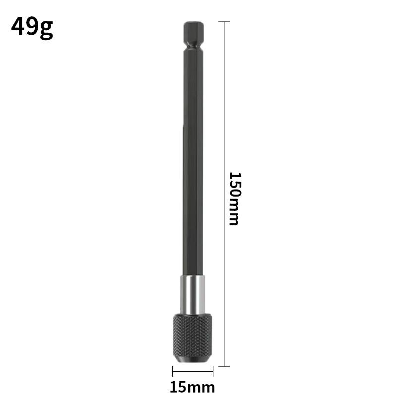 Hexagonal Quick-Release Self-Locking Extension Rod for Electric Drill Screwdrivers