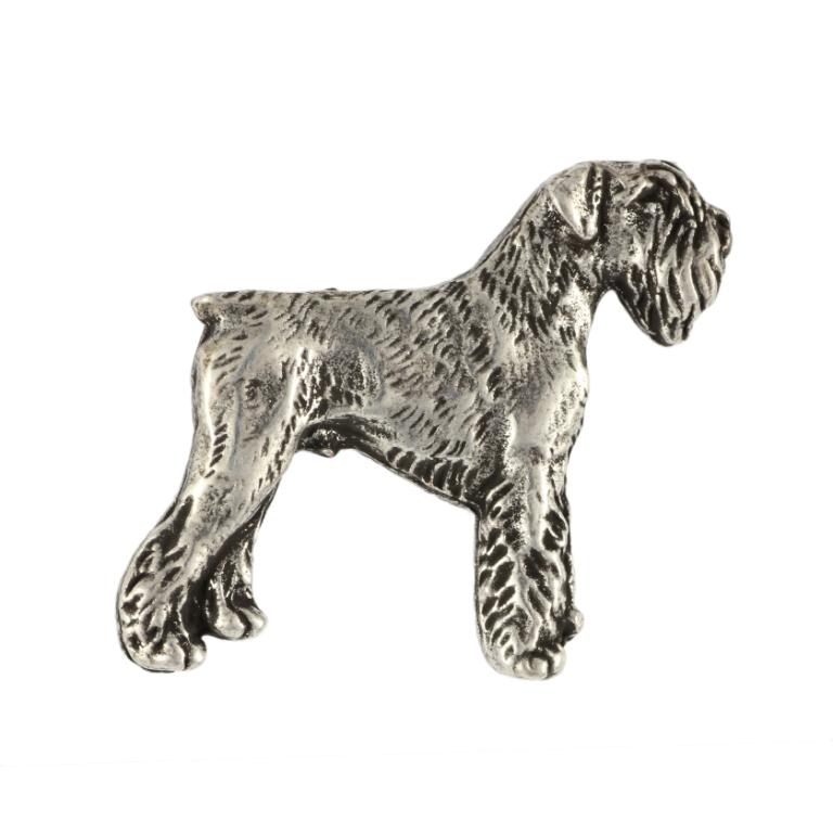 Schnauzer - Broche de cachorro em caixa de presente, alfinete elegante, alfinete de lapela para jaqueta da marca Art-Dog