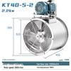 KT40 High-Temp Resistant Axial Fan: Industrial Exhaust & Dust Ventilation System