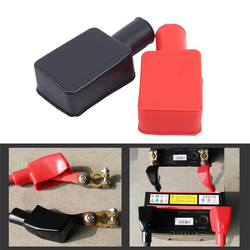 Universal Car Battery Terminal Cap Negative Positive Terminal Covers Protector Replacement Batteries Car Accessories