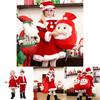 Kids Xmas Outfit Boys Girls Santa Claus Cosplay Costume Christmas Clothes