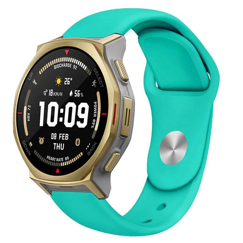 18/20/22mm Sport Silicone Strap For Amazfit T-REX3 Pro 48/44mm Active 2 Bracelet Wristband For Amazfit Helio Balance 2-1/Bip 6-5