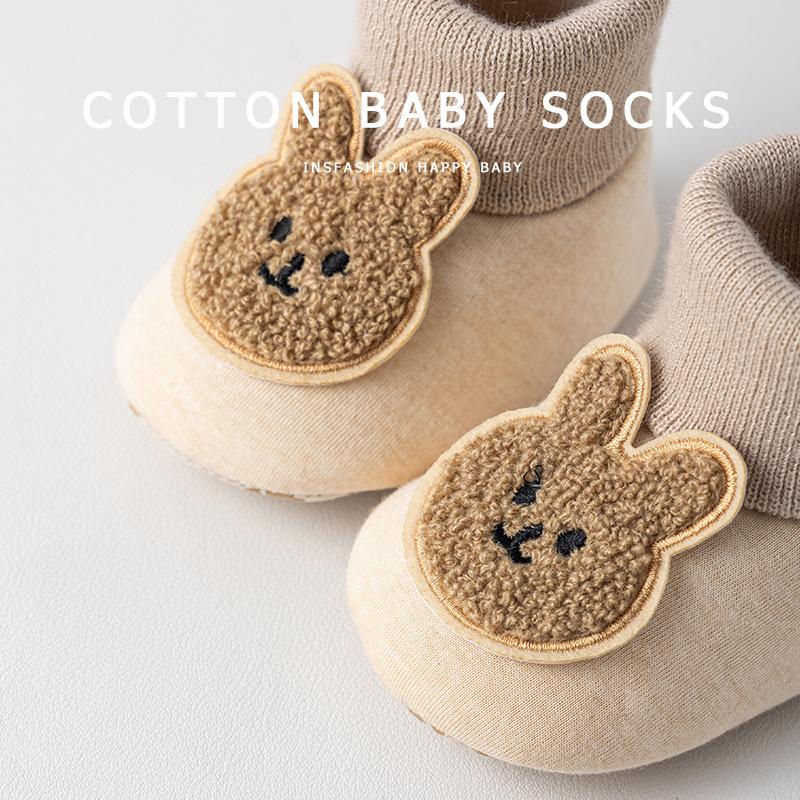 Newborn Baby Pre-walking Shoes Baby Thick Warm Toddler Shoes Non-slip Floor Socks