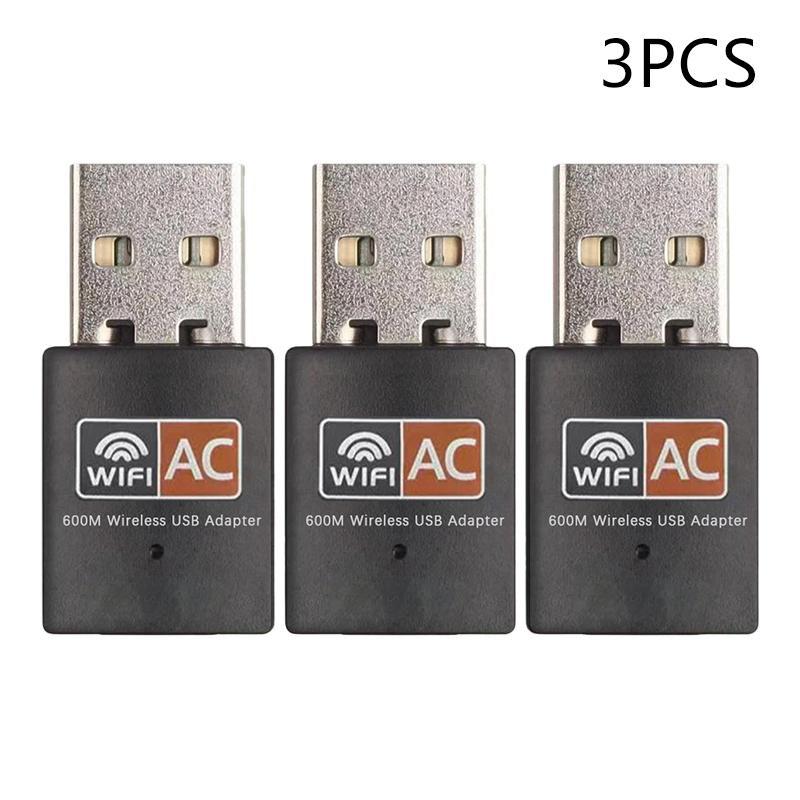 Plug and Play USB Wireless Network Card 1200Mbps Dual Band Transmitter Receiver Desktop Laptop Adapter Fast Network Solution