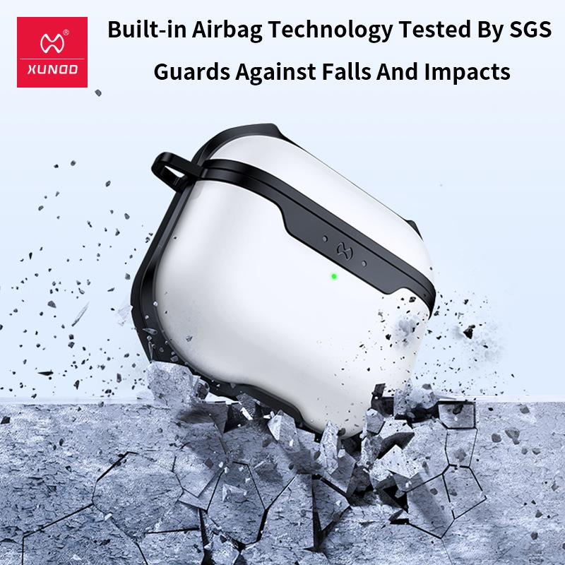 XUNDD For Apple Airpods Pro 3 2025 Case Luxury Earphone Casing Matte Transparent Cover Airbag Shockproof Bumper Protective Cases