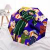 1pc My Hero Academia Outdoor Umbrella - Automatic Opening/Closing, Portable 3-Fold Design with Katsuki Bakugo, Izuku Midoriya, Tsuyu Asui and More! Pe