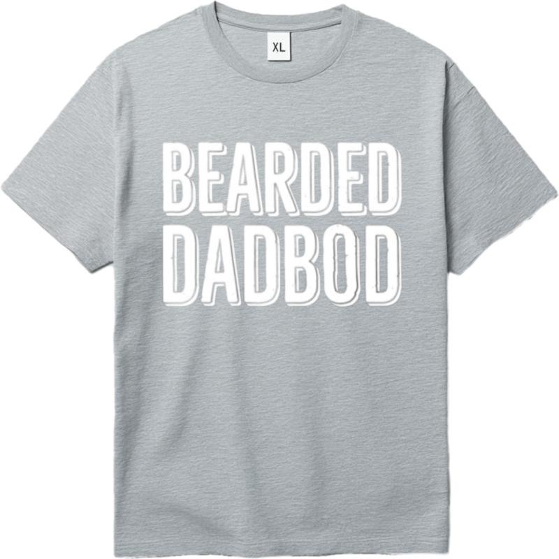 Vintage Tshirt Basic Tee Men short sleeve tshirt Plus Size Teeshirt Bearded Dadbod Anime Teenagers Top tees Quick Dry Shirt