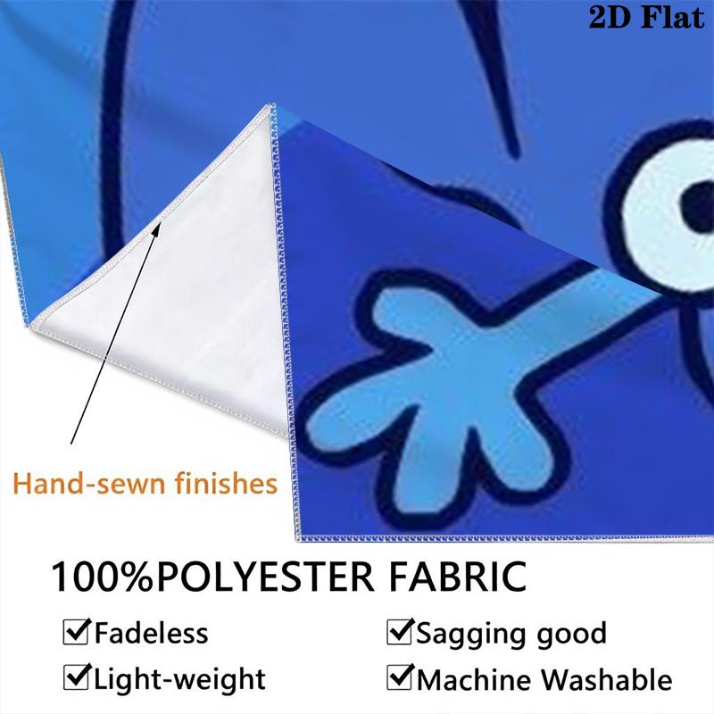 BFDI Game Wall Tapestry Aesthetic Wall Hanging Printed Fabric Blanket Decorative Tapestries for Bedroom Living Room Home Decor