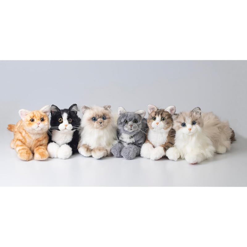 Trendmaster Nadenade Neko-chan EX Long-haired Cat [Petting Toy That Meows When Pet] Toy-like Robot, Lifelike, Realistic, Pet Loss Gift, Present, Cat