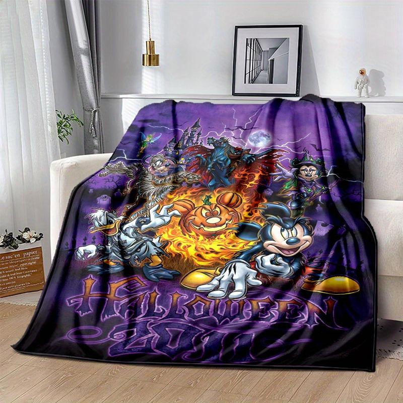1pc, Spooky Halloween Magic Home Decor Blanket, Flannel Throw for Your Couch, Perfect Gift Idea, Ideal for Bedroom, Living Room