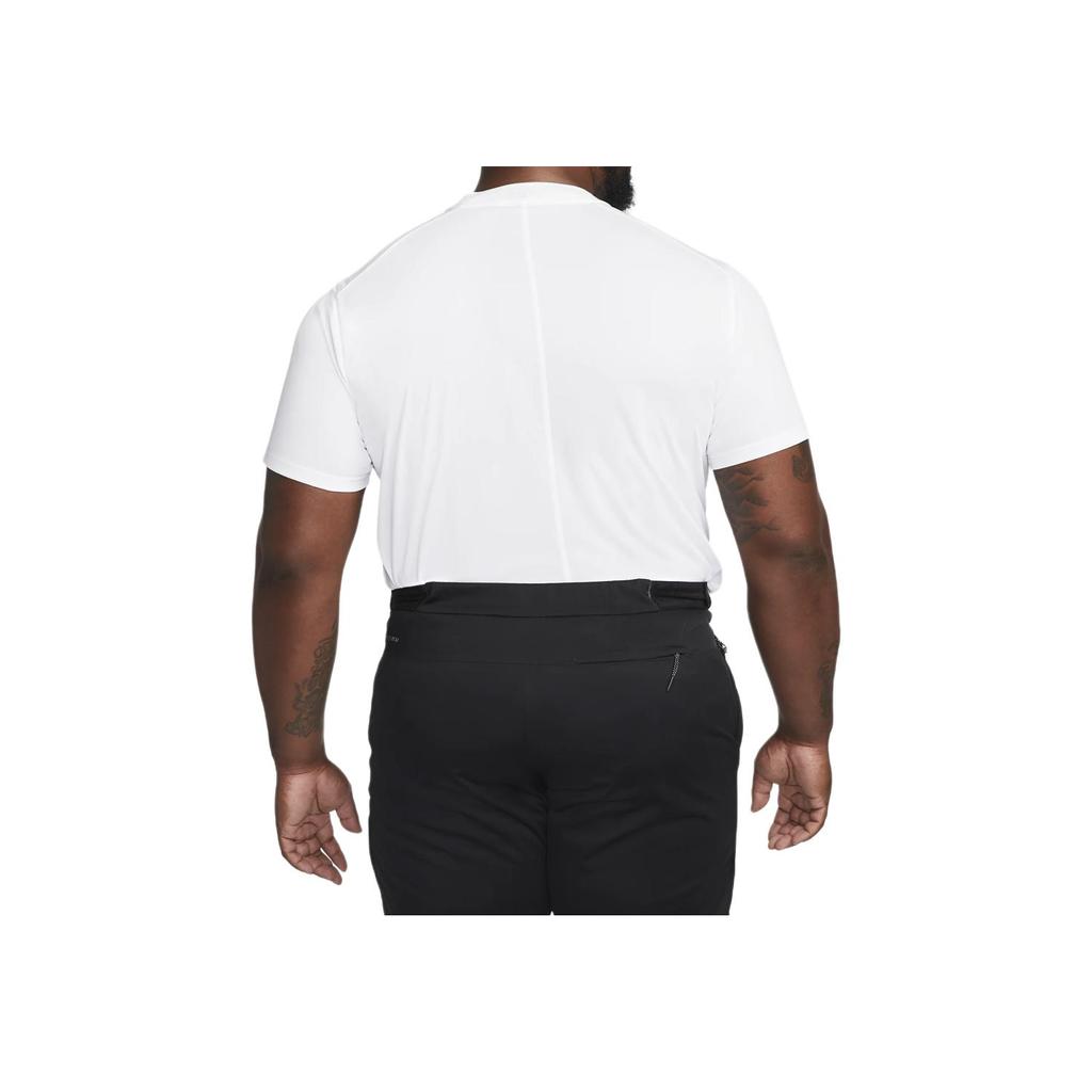 Nike Dri-FIT Victory Solid Logo Short Sleeve Polo Shirt Men Tops White DH0838-100