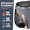 Caneca Térmica a Vácuo Premium GRANDTIES 460ml Tampa Deslizante de Abertura Fácil Aço Inoxidável Isolamento de Parede Dupla Função de Retenção de Calor e Frio Uso Popular