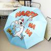 Pinky Brain's Adventure Umbrella Folding umbrella, automatic umbrella 8-Frame for Travel, camping Use Gift for Halloween Christmas