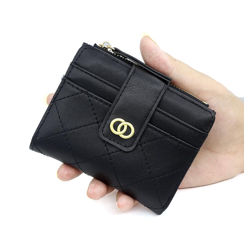 

Diamond Quilted Women s Snap Wallet with Multi-Card Slot and Coin Purse