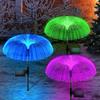 LED Solar Jellyfish Garden Lights Outdoor Waterproof Christmas Ornaments Yard Balcony Lawn Decoration Solar Powered Flowers Lamp