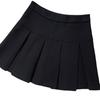 Women's Autumn Winter Grey High-Waisted Short Pleated Skirt Slimming Versatile Anti-Exposure A-Line Stylish Casual All-match Versatile Skirt