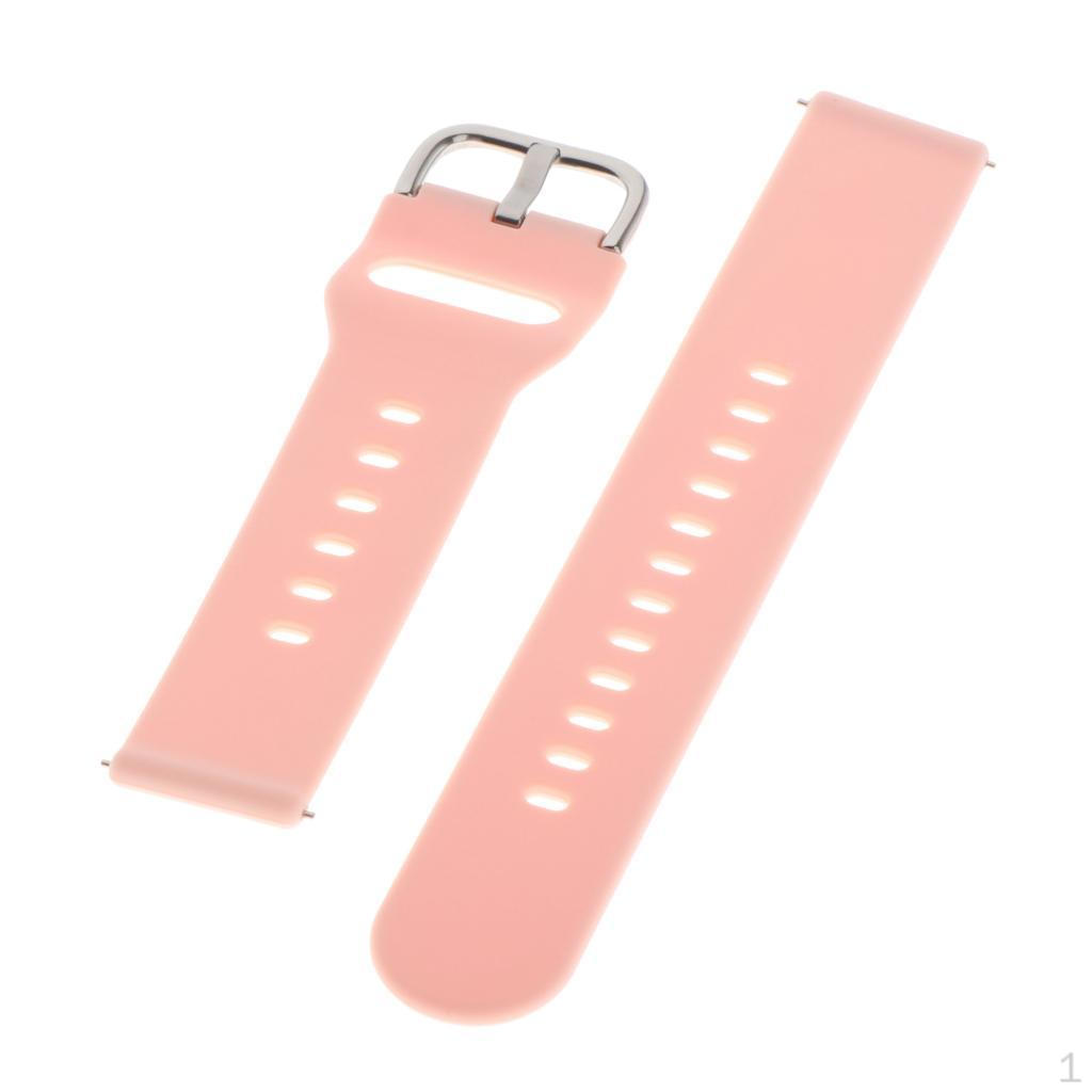 

Replacement Silicone Band 20mm For рожевий
