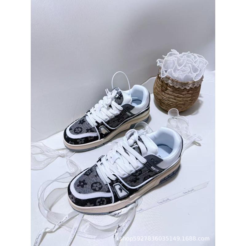 Mode Lässig Druck Ultra Vielseitig Beliebt Herren Leinwand Gummi Außensohle Sport