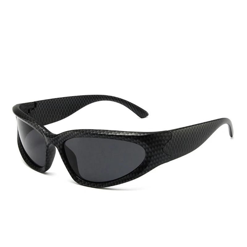 Occhiali da Sole Y2k Punk Lusso Donna Uomo Sport Occhiali da Sole Moda Estate Spiaggia Unisex Specchio Occhiali UV400
