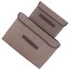 2Pcs Folding Storage Box Non Woven Rectangle Fabric Clothes Basket Toys Container with Lid
