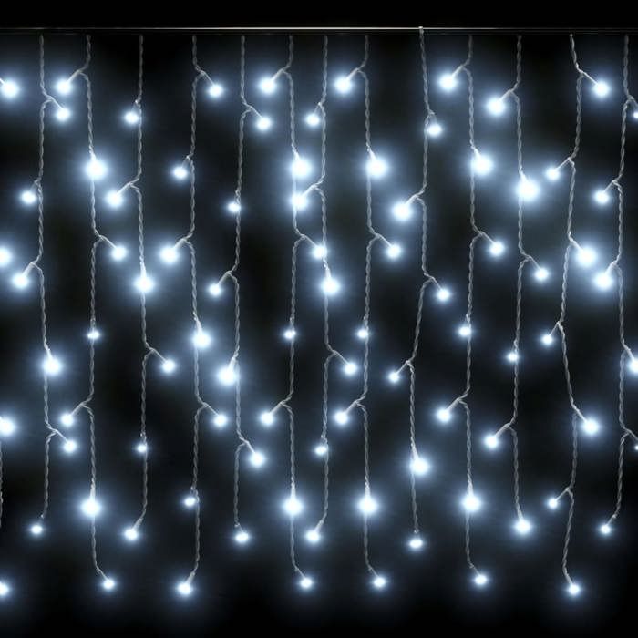 VidaXL LED Icicle String Lights Christmas Decoration Christmas Light Holiday Decoration Garden Outdoor 10 M 400 LED 328911