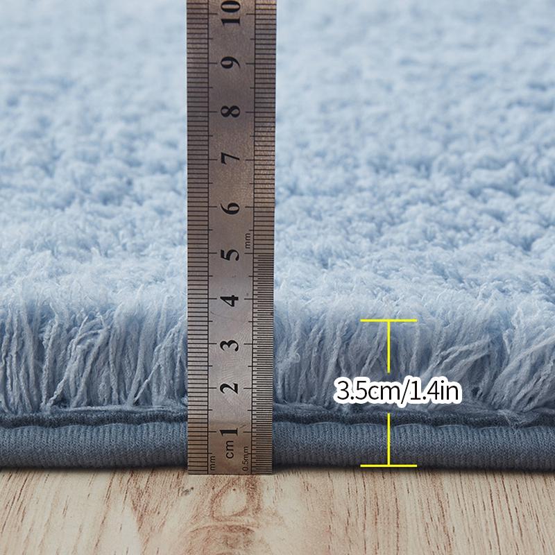Plush Round Rug for Floor Living Room Nordic Round Mat Plush Area Carpet Shaggy Rug for Room Decor Prayer Mat Tapetes De Quarto
