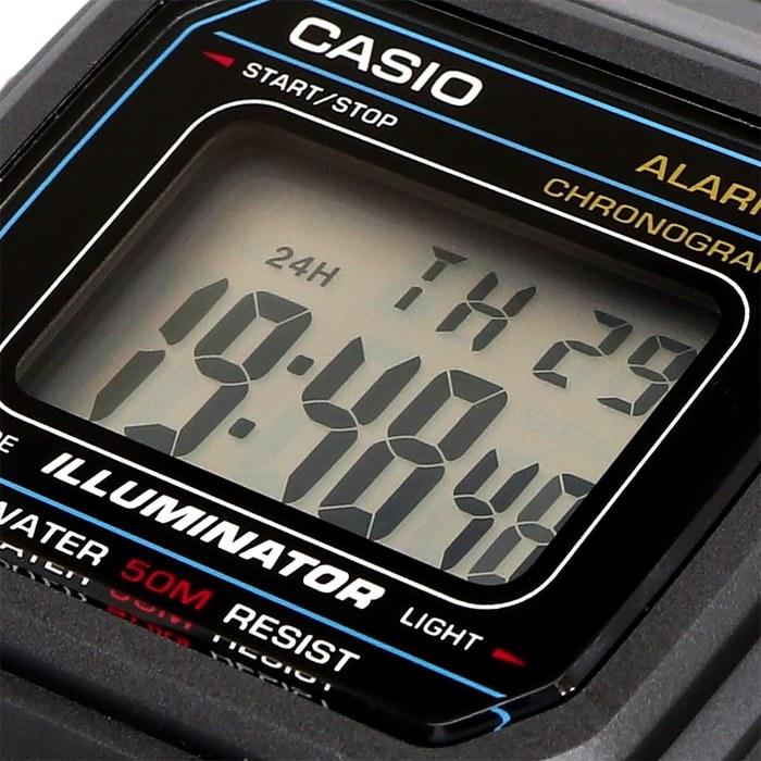 Casio Standard Digital Men's Watch W-217H-1AV Black (Imported)