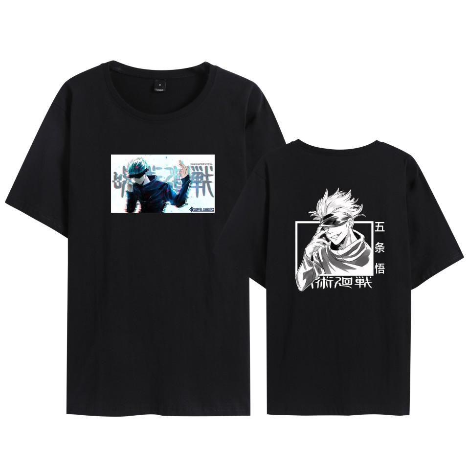 Jujutsu Kaisen Tshirt Men Women Anime Print Top Tees Tshirts Fashion Summer T-shirt