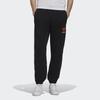 Adidas Originals Big Trefoil Joggers With Contrast Logo Print Men Bottoms Black H09344