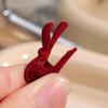 Mini Red Velvet Bow Hair Clips for Girls Sweet Candy Color Velvet Small Bow Knot Hairpins Hairgrips Barrette Hair Accessories